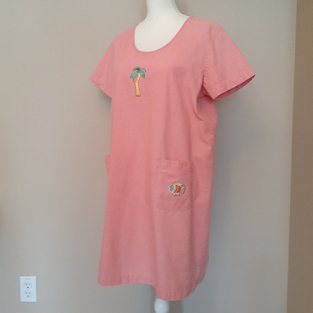 Blue J. Cotton Shift Dress